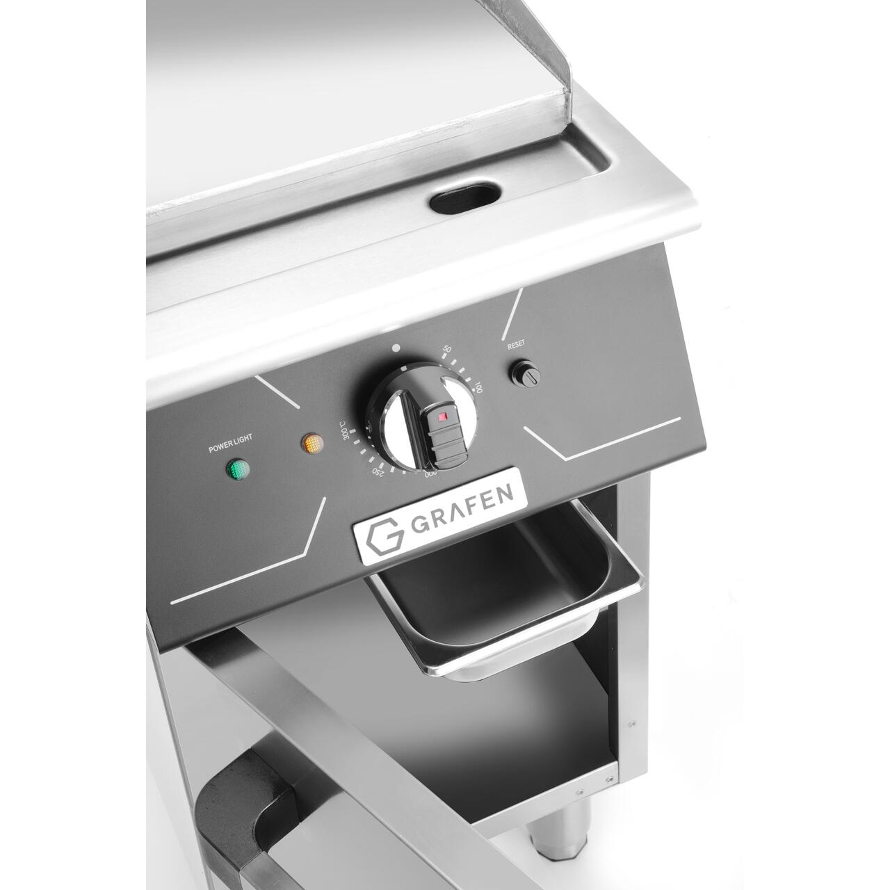Grill electric neted cu spatiu de depozitare, 4,5Kw, 400V,400x700x(H)850+90 mm - Image 4