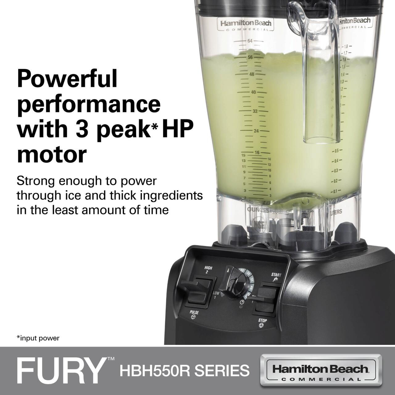 Blender barman Fury® HBH550R-CE 1,8 l 880 W, Hamilton Beach Commercial - Image 3
