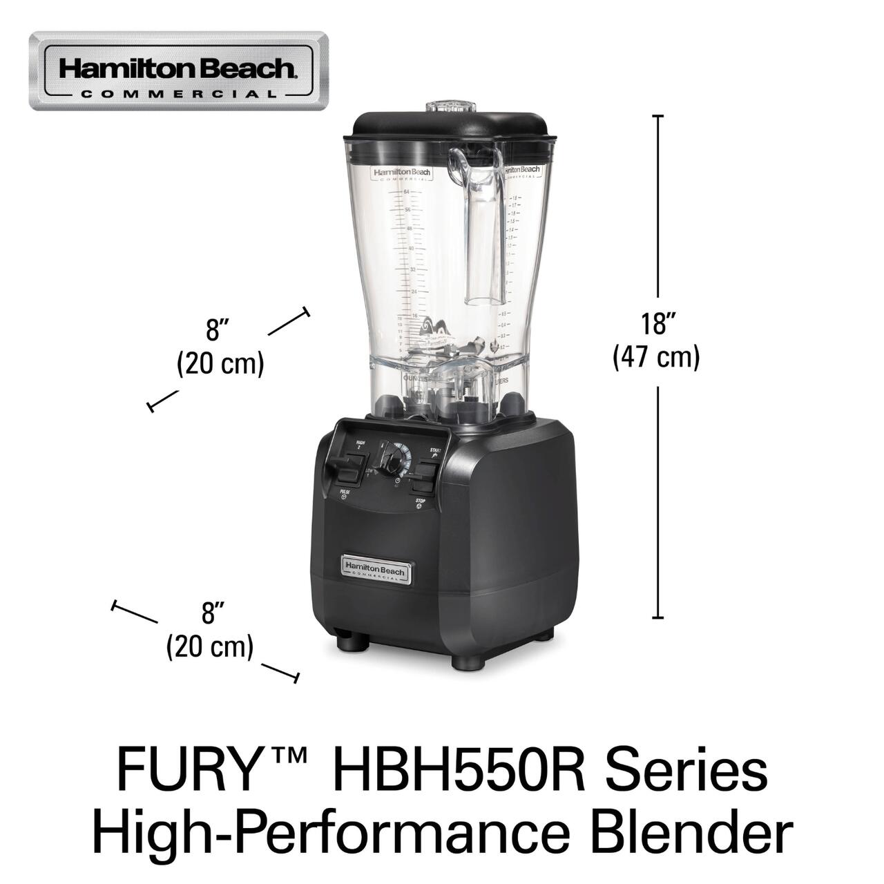 Blender barman Fury® HBH550R-CE 1,8 l 880 W, Hamilton Beach Commercial - Image 6