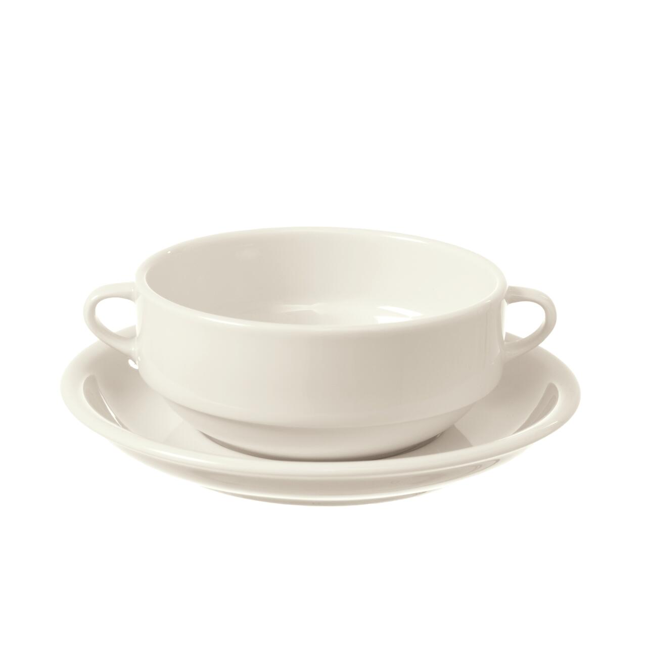 Bol supă Fine Dine, Crema, 300 ml - Image 2