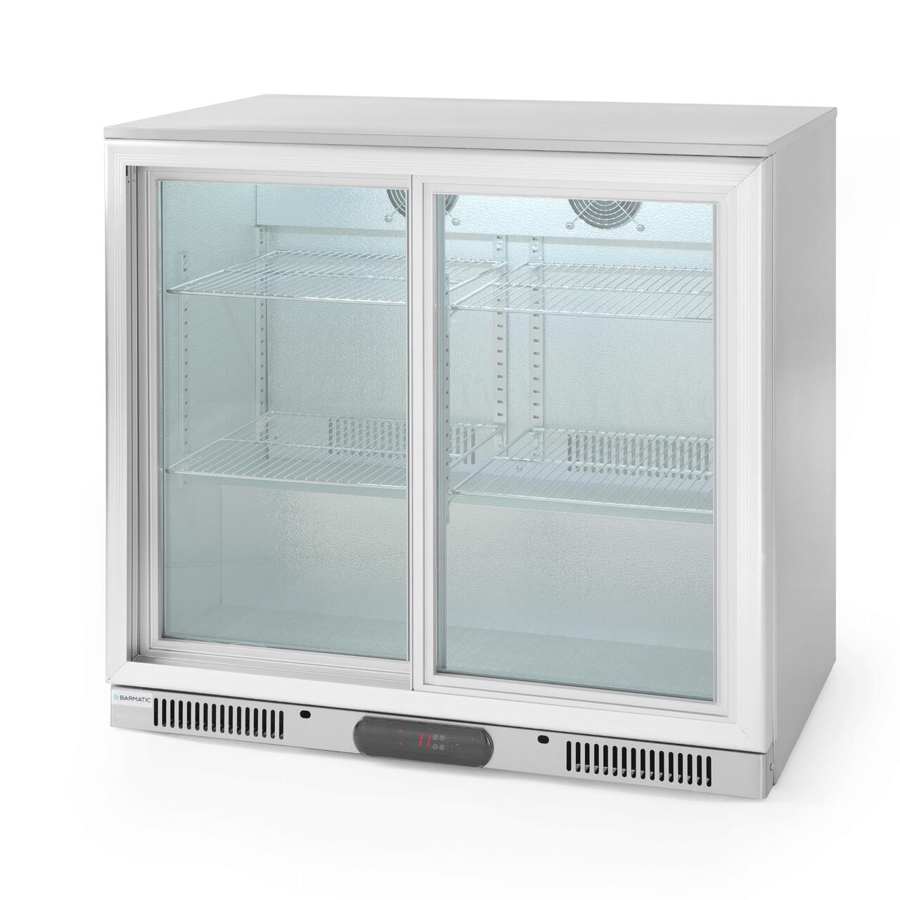 Vitrina frigorifica pentru bar Candour de 198 l cu usa dubla, otel inoxidabil, Barmatic - Image 5