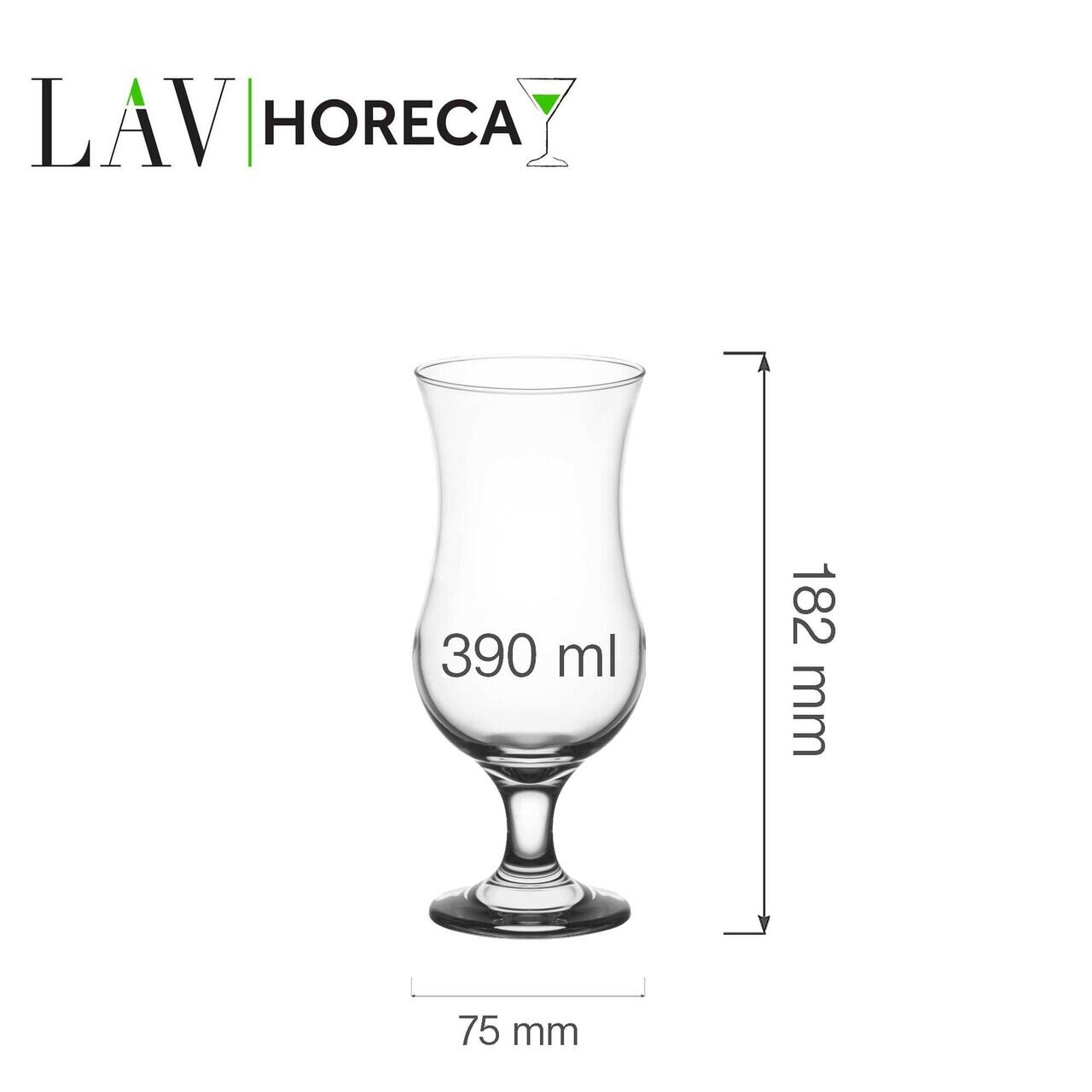 Pahar cocktail Hurricane Miami, 390 ml, LAV - Image 2
