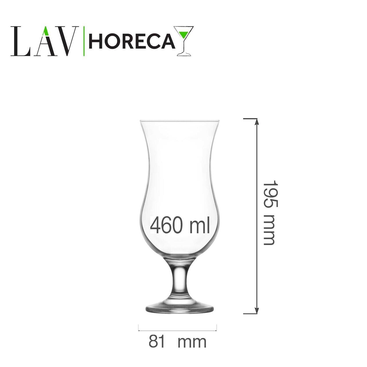 Pahar cocktail Hurricane Miami, 460 ml, LAV - Image 3