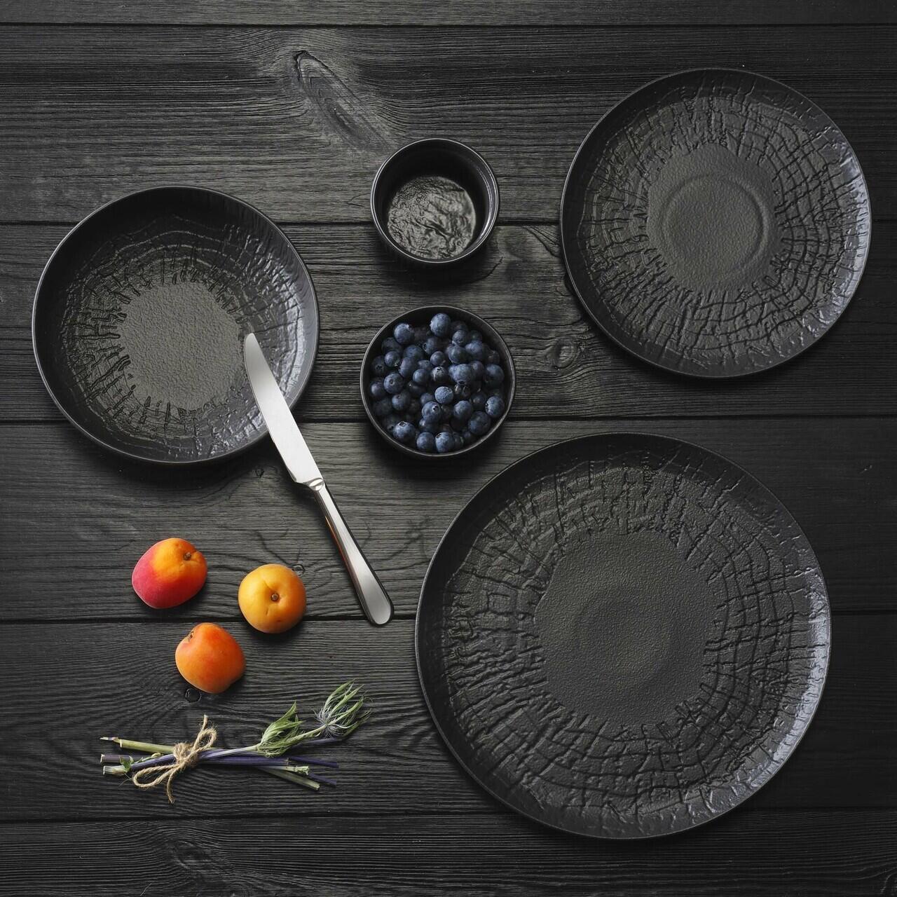 Bol negru 130mm, Crust Fine Dine - Image 3