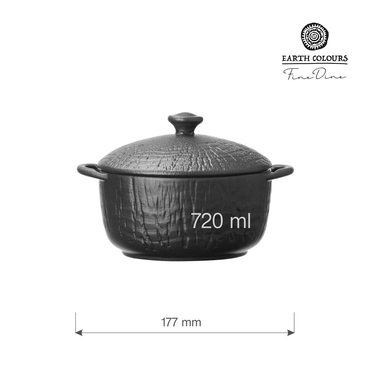 Bol pentru supă cu capac Crust, 720 ml Fine Dine - Image 2