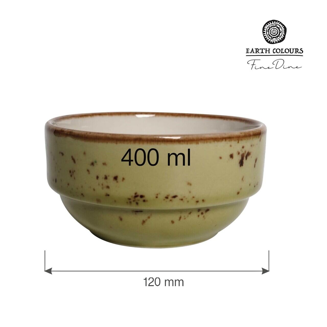 Bol stivuibil Olive 120 mm, 400 ml Fine Dine - Image 2