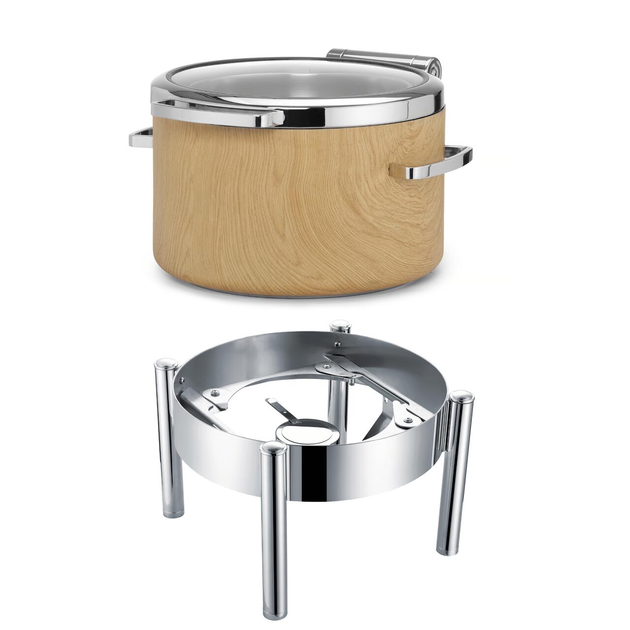 Cadru pentru vas rotund cu inductie de 11 l Madeira De Luxe, Fine DIne - Image 2