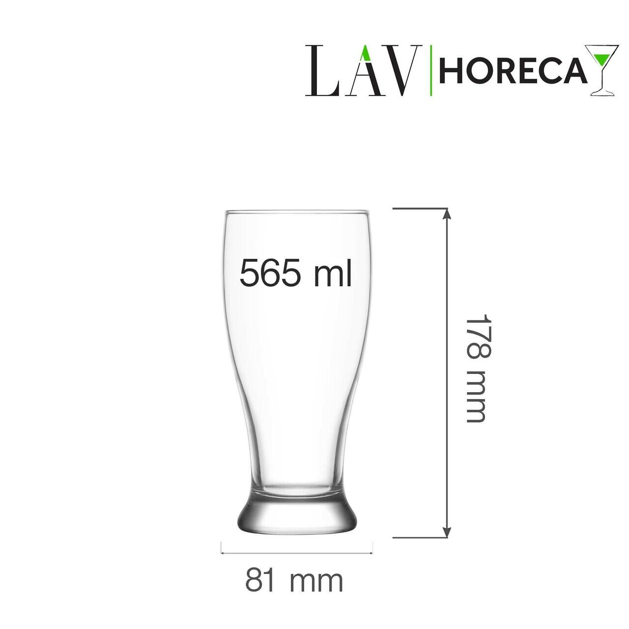 Pahar de bere Belfast 565 ml, LAV - Image 3