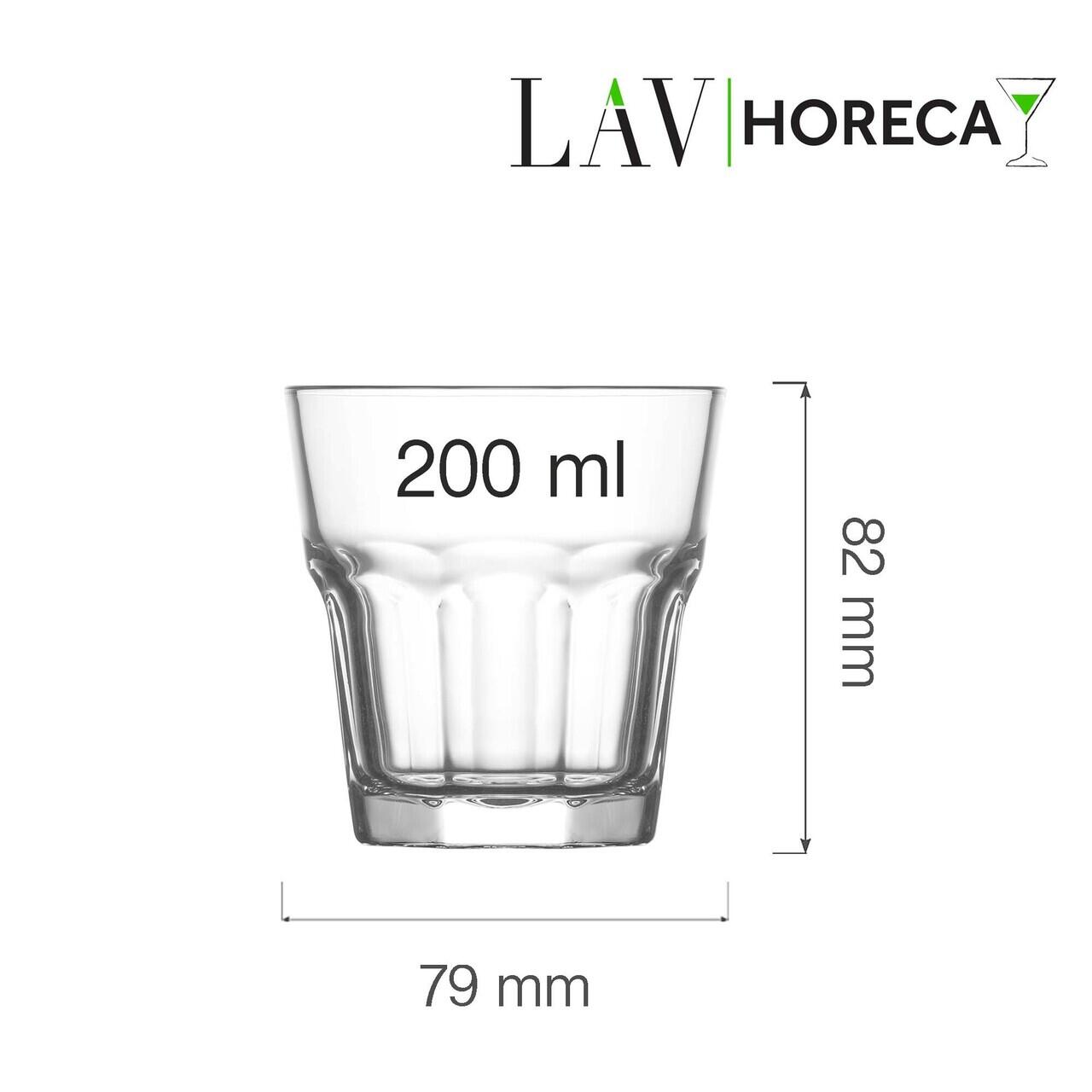 Pahar tip lowball pentru apă Amsterdam, 200 ml, LAV - Image 3