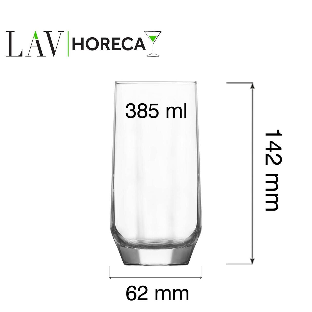 Pahar inalt Riga, 385 ml, LAV - Image 4