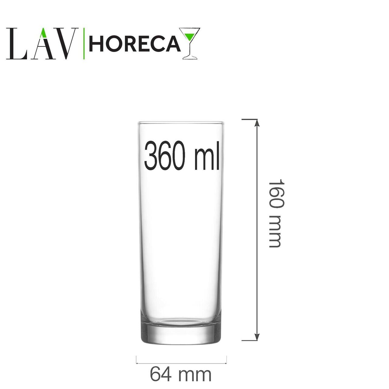 Pahar inalt Rotterdam 360 ml, LAV - Image 3