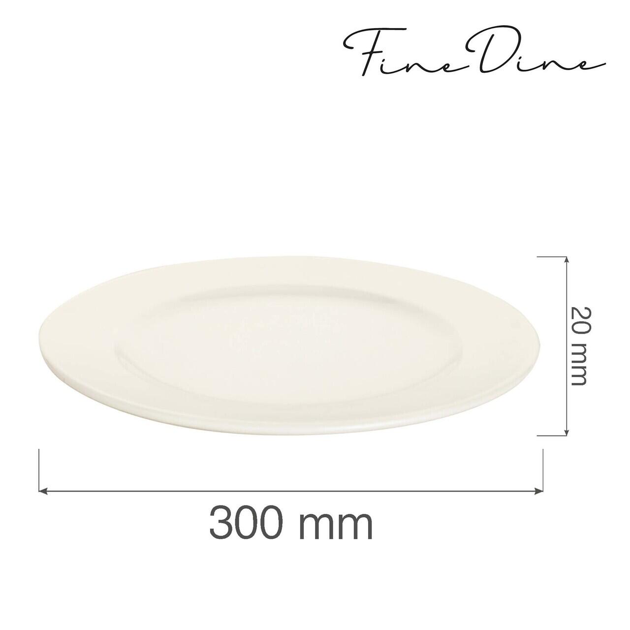Farfurie Fine Dine, Crema 300 mm - Image 7