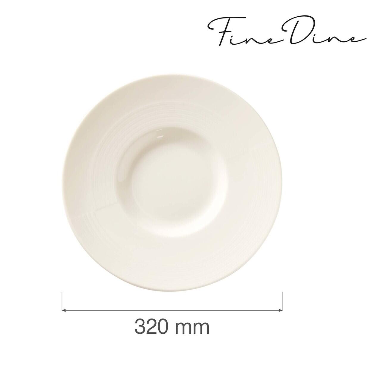Farfurie prezentare Fine Dine, Crema 318 mm - Image 3