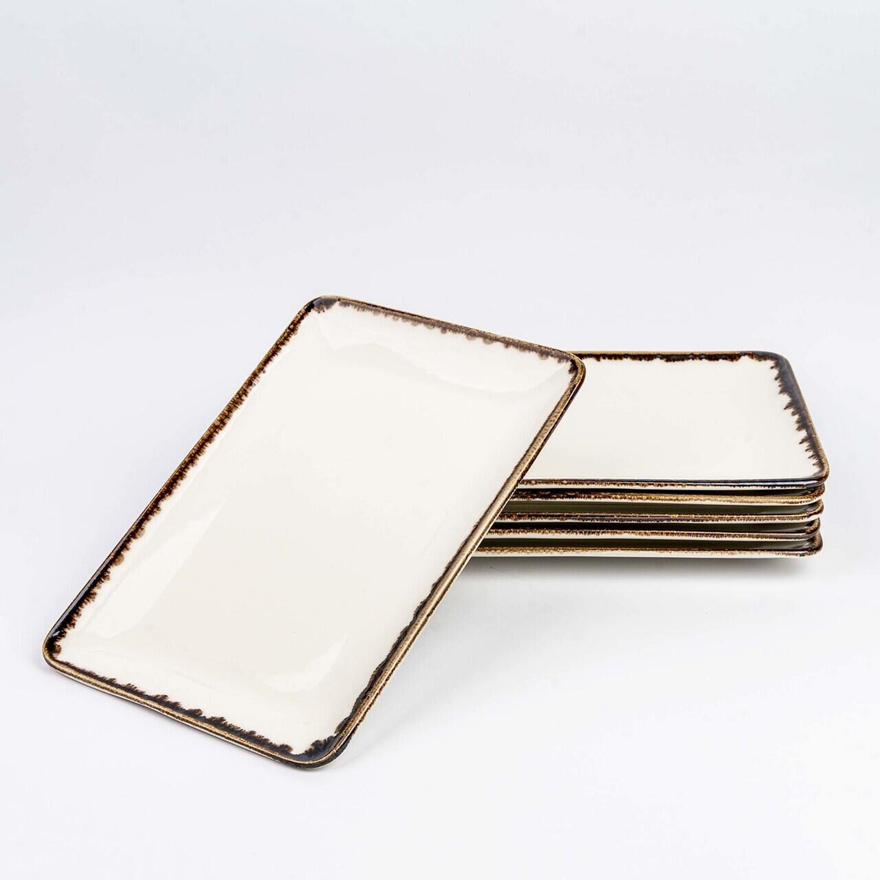 Farfurie dreptunghiulară Vanilie, 300x150 mm Fine Dine - Image 3