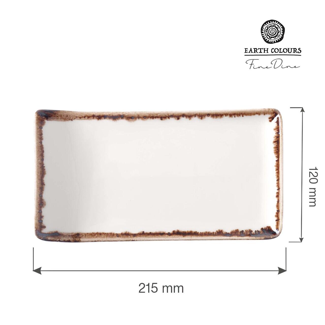 Farfurie de servire Vanilla, 215x120 mm Fine Dine - Image 2