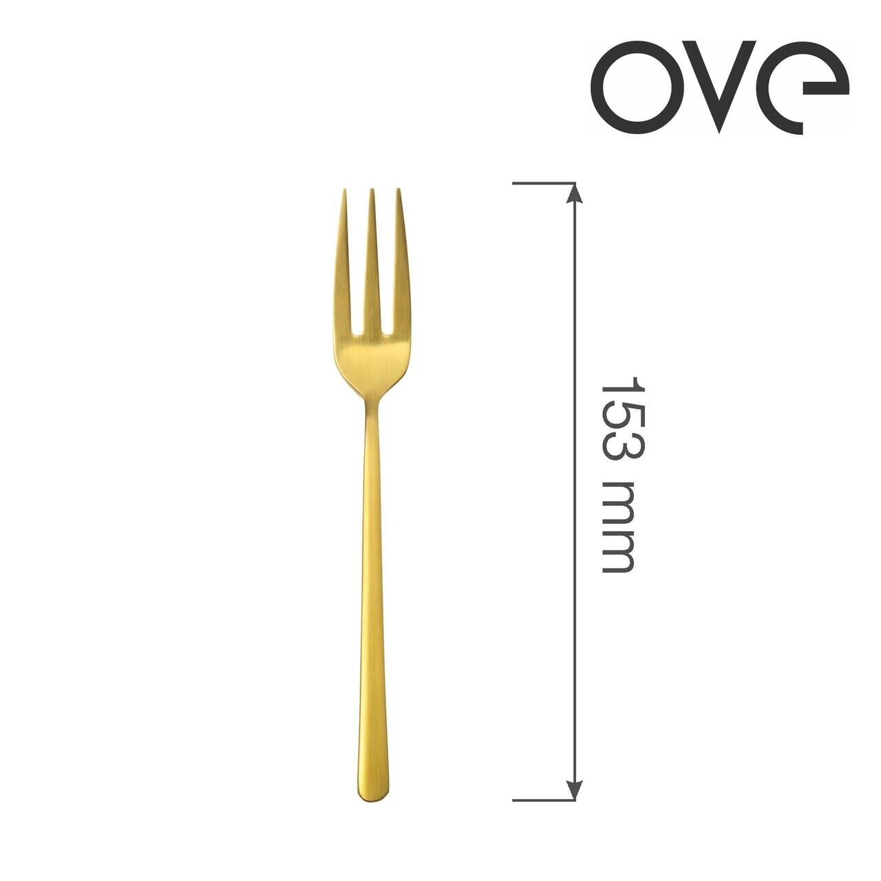 Furculiță de patiserie Amarone Gold, OVE, 153 mm - Image 4