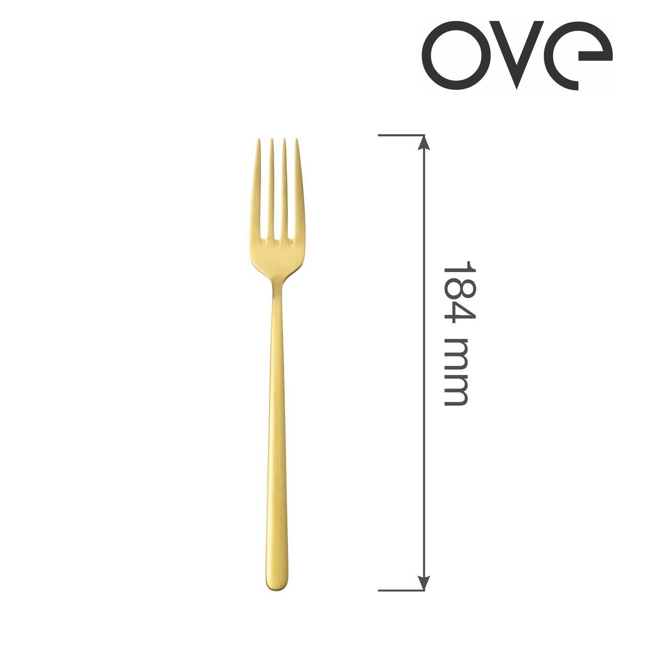 Furculita de desert Amarone Gold, OVE, 184 mm - Image 2